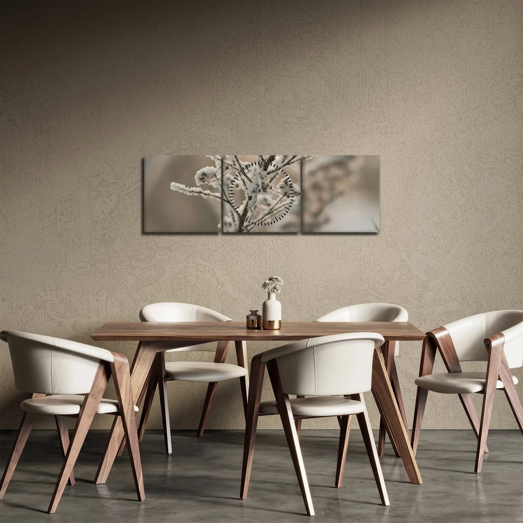 Tablou - Plantează în îngheț (cu ceas) (90x30 cm)