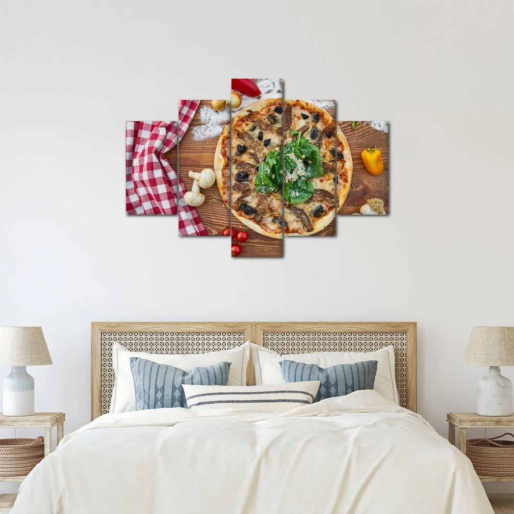 Tablou cu pizza (150x105 cm)