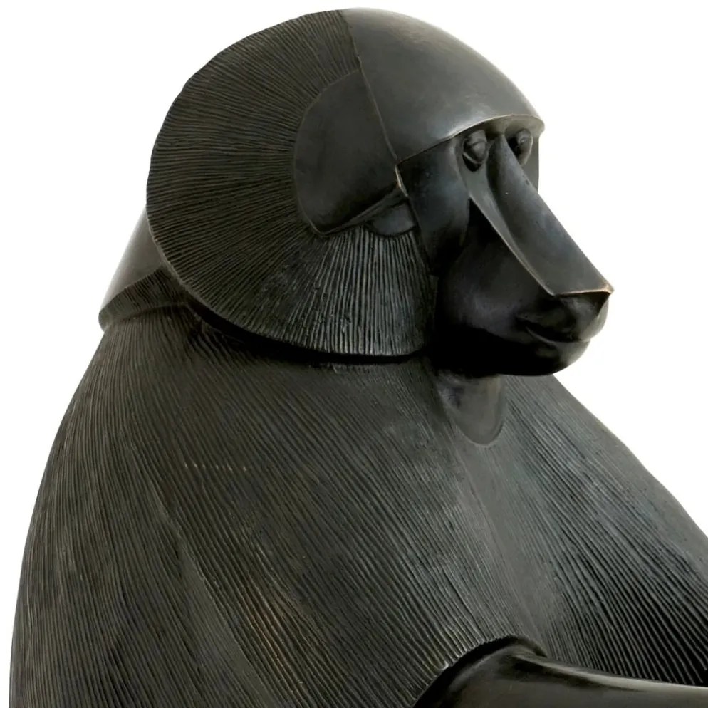 Lampa de masa LUX, statueta decorativa din bronz, Art Deco Monkey 106931 HZ