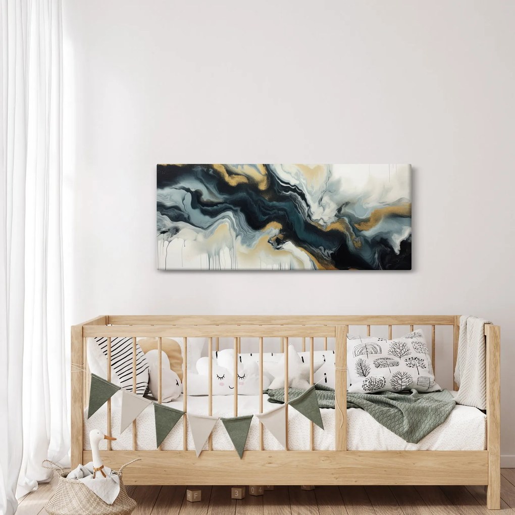 Tablou - Desen marmorat (120x50 cm)