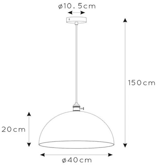 Lustră pe cablu MARNE 1xE27/60W/230V bej Lucide 30485/40/41