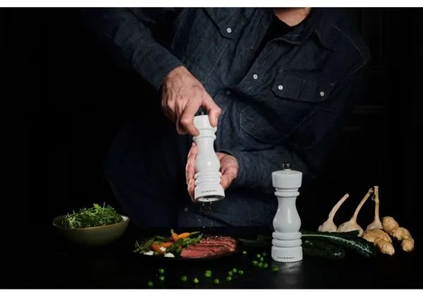 Set de râșnițe pentru sare și piper Cole&Mason LONDON 2 buc. 18 cm fag/alb