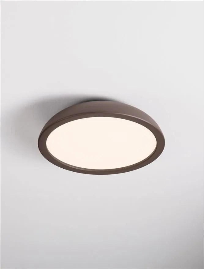 Lustra LED aplicata stil modern FELICIA maro 45cm