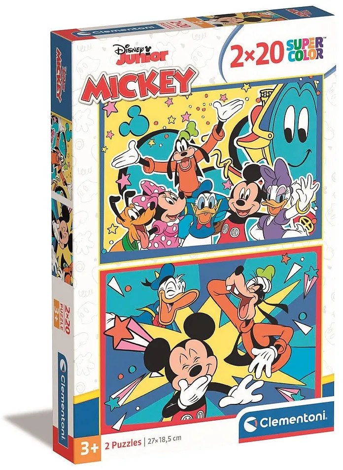 Disney Mickey Laughing Puzzle Clementoni 2x20 piese