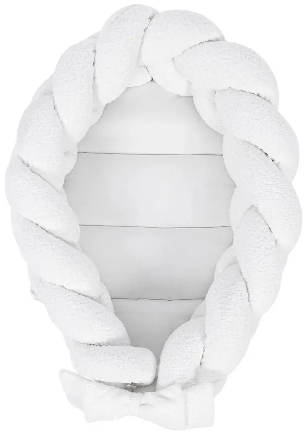 Cuib pentru bebeluș alb 47x70 cm – Meowbaby