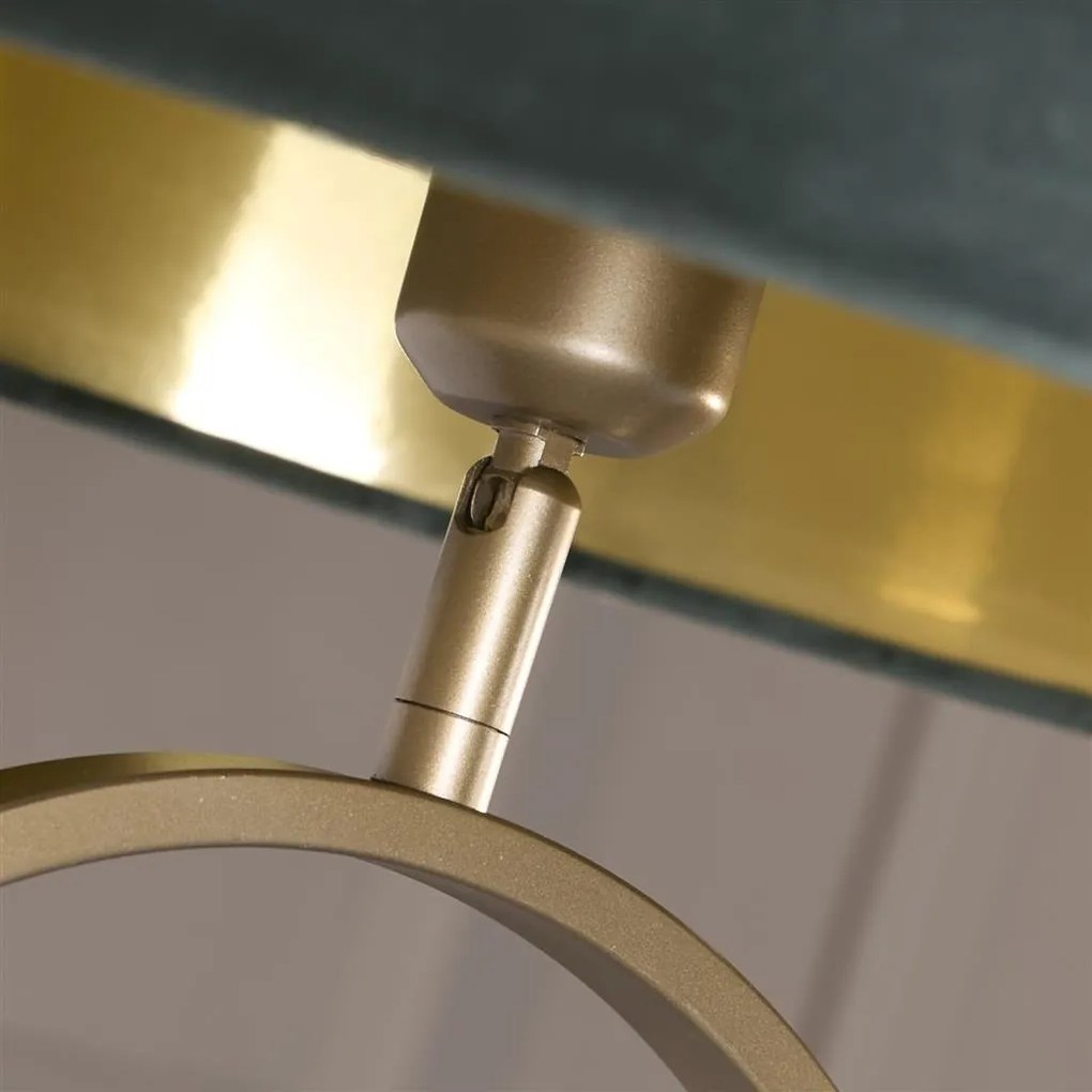 Lampadar/Lampa de podea decorativa Modish bronz/verde