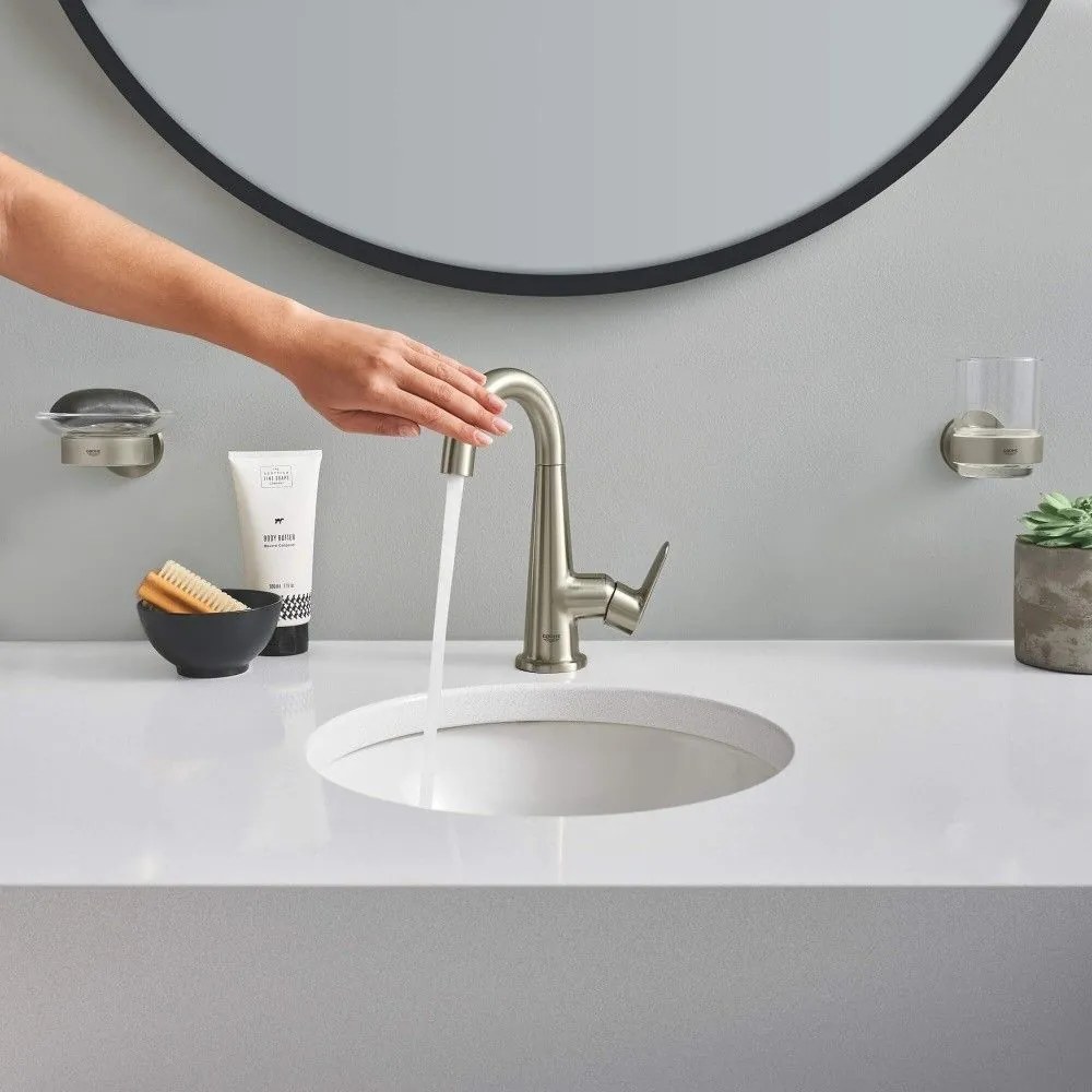 Grohe Essentials Suport pahar sau savoniera, nichel mat (brushed nickel)