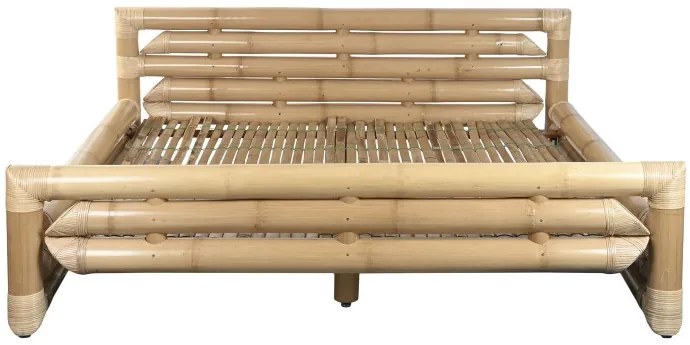 Pat din bambus și rattan, 180x200 cm, „Bali”