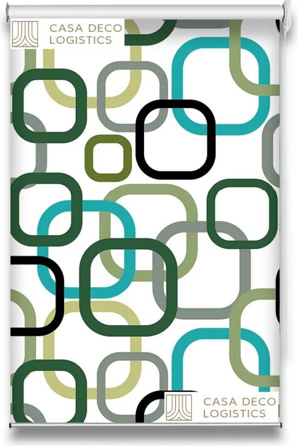 Roletă textilă Urban 4001 cu model geometric modern