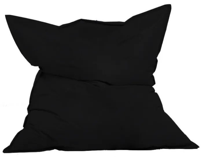 Fotoliu Puf Bean Bag Giant Cushion, 140x180 cm, Negru
