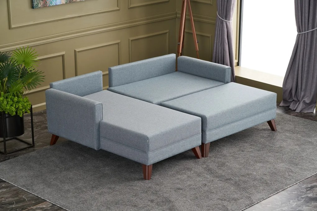 Canapea extensibilă Bellina Mini (albastru) (S). 1063008