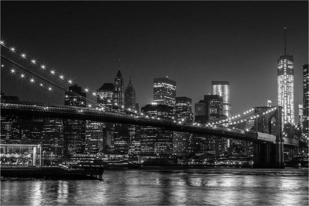 Tablou cu podul Brooklin în New York (90x60 cm)