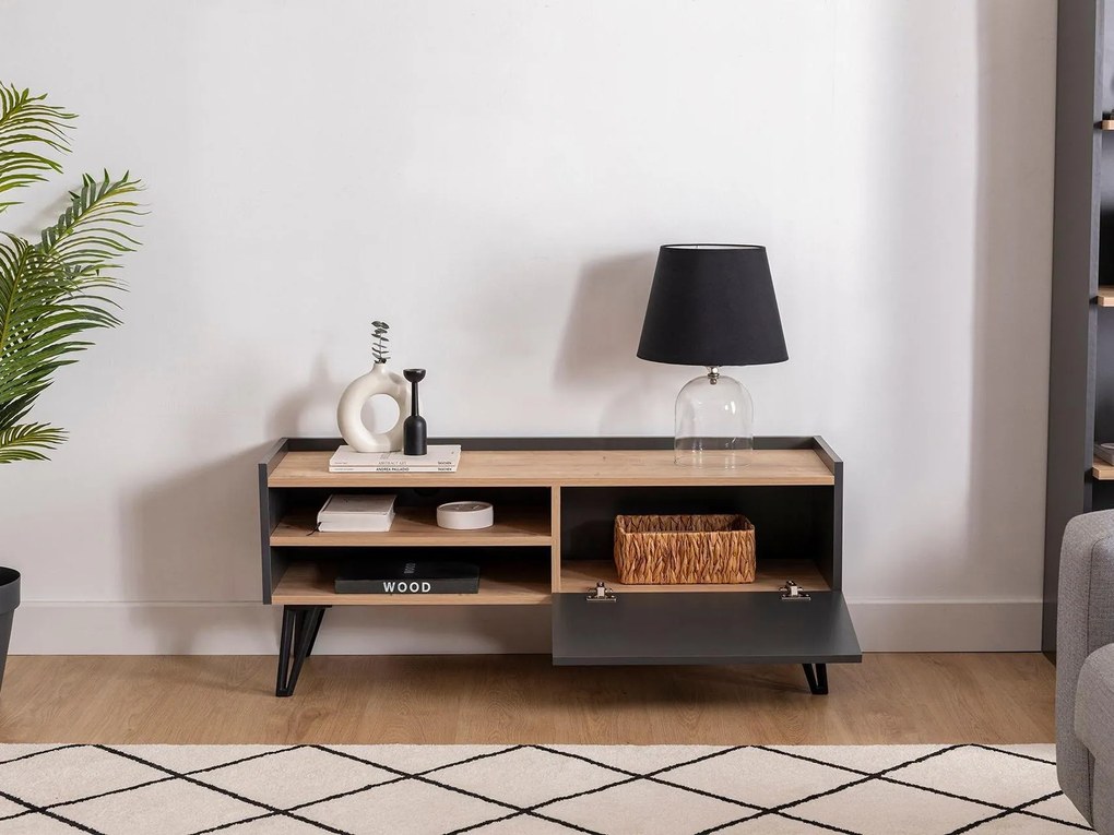 Măsuță laterală Tilata 2 (stejar zafir + antracit) . 1095267
