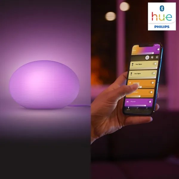 Philips Hue FLOURISH 40904/31/P9 LED RGB lampă de birou dimabilă 1xE27/9,5W/230