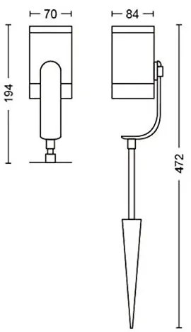 Philips 17414/30/P7 - Set 3x LED spot Hue LILY 3xLED/8W/230V IP65