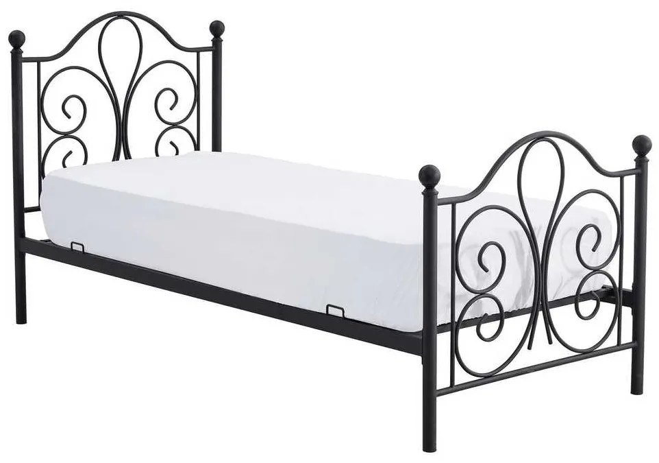 Pat Adaline 90 x 200 cm, negru