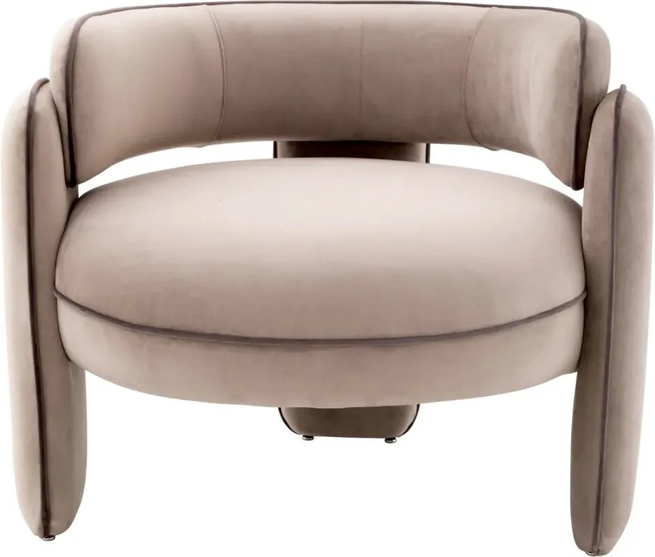 Scaun modern design LUX Chaplin, Savona greige