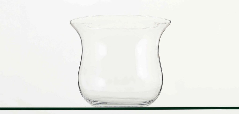 SUPORT LUMANARE DIN STICLA MERKURY sticlă, 24cm, Transparent
