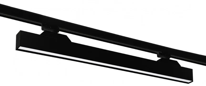 Spot LED directionabil pe sina LINNEA 86 TRACK 3Line CCT 36W negru