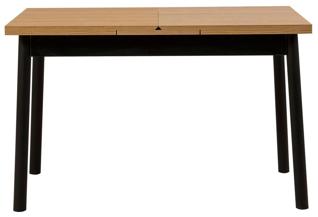 Set mobilier sufragerie Duvasa 21 (negru) (pentru 4 persoane). 1093791