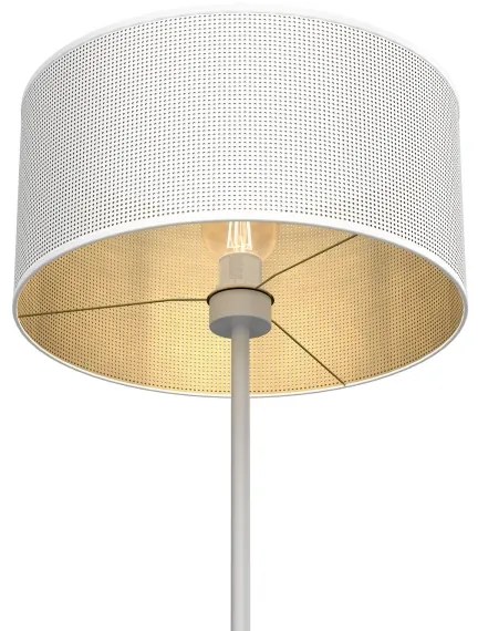 Lampadar LOFT SHADE 1xE27/60W/230V alb/auriu
