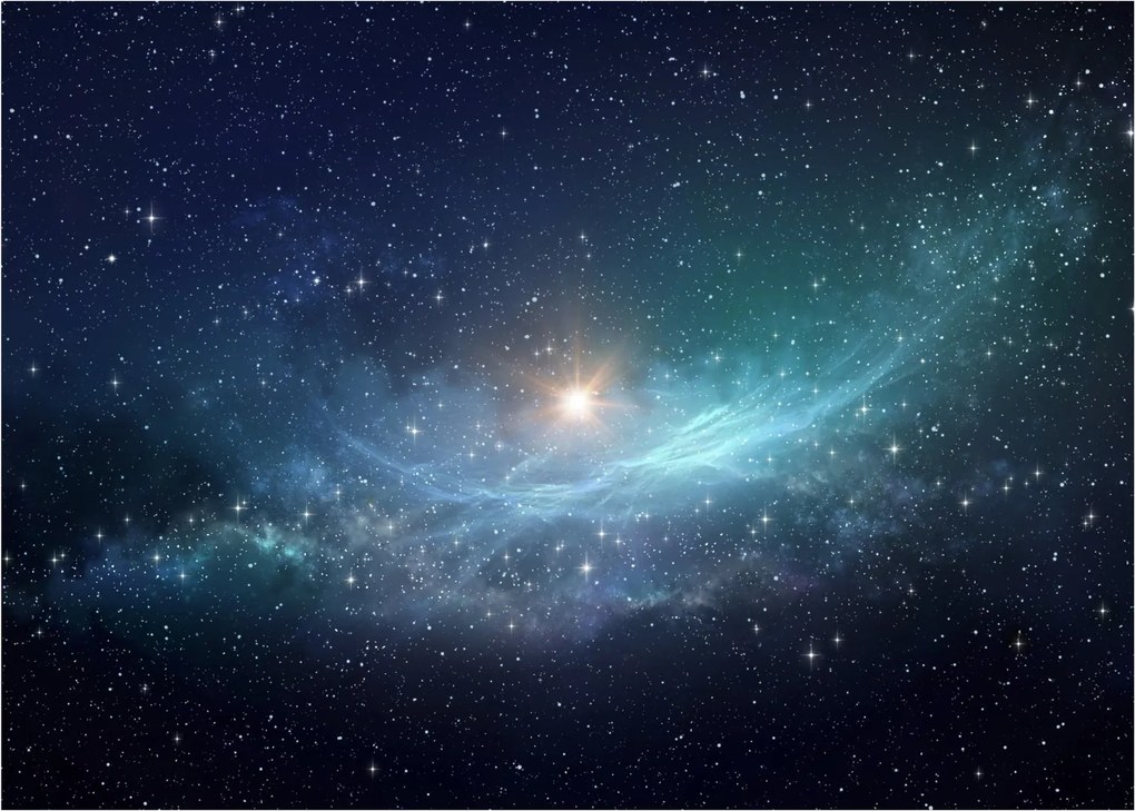Tablou - Stele și nebuloase (70x50 cm)