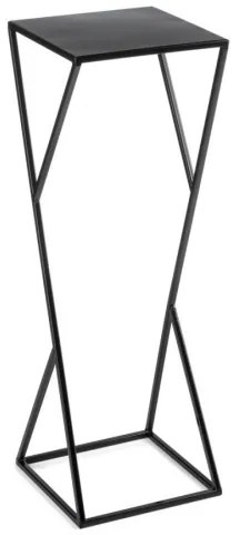 Suport pentru flori LOFT 70x23,5 cm negru