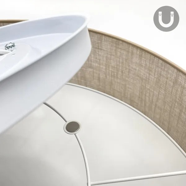 Brilagi - Plafonieră LED SIRIJA, 6xE27/60W/230V, Ø 80 cm, bej