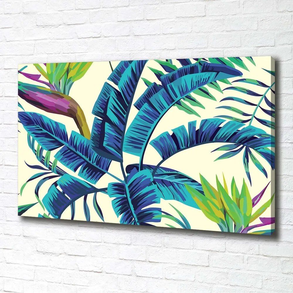 Tablou canvas Frunze tropicale