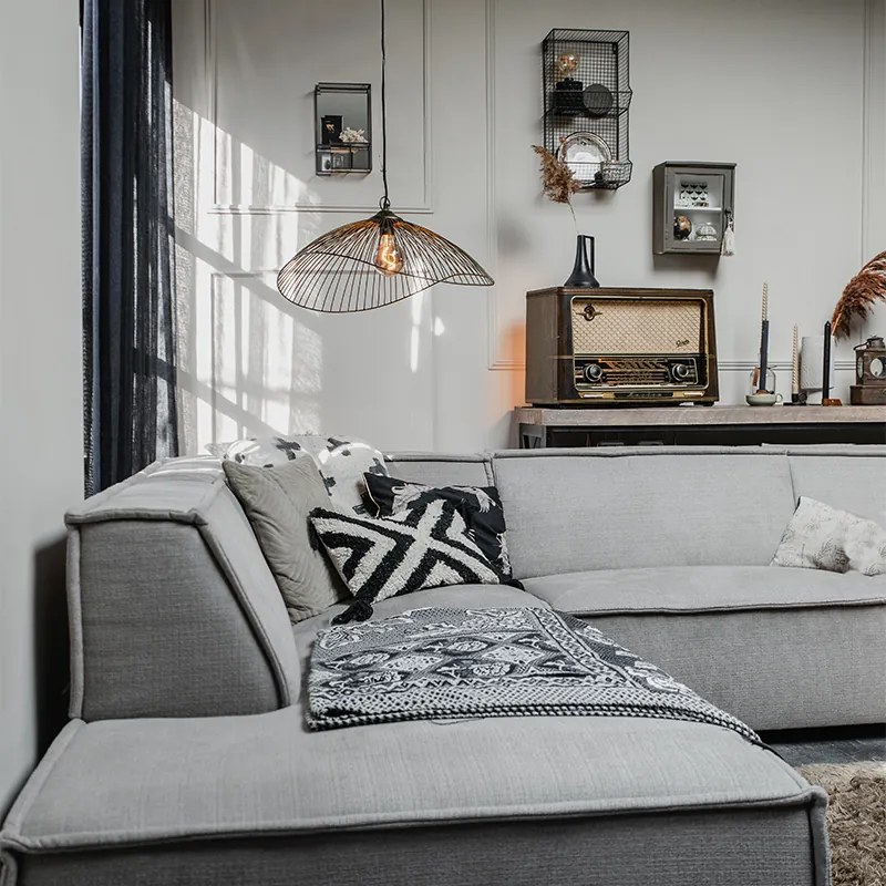 Lampă suspendată de design din alamă 64 cm - Pia