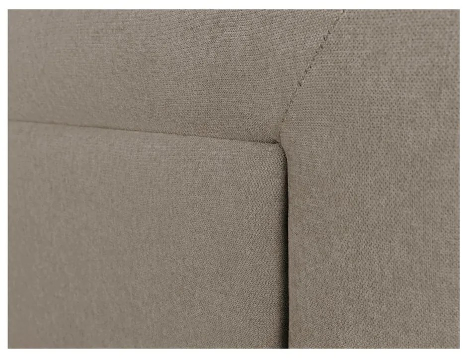 Tăblie de pat Mazzini Sofas Ancona, 200 x 120 cm, crem