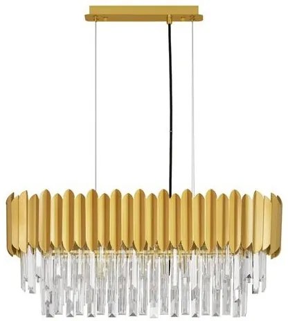 Lustra suspendata design elegant MAGNOLIA aurie