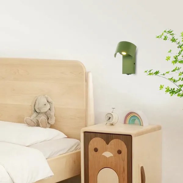 Lampă LED de perete Brilagi VASTO LED/3W/230V verde