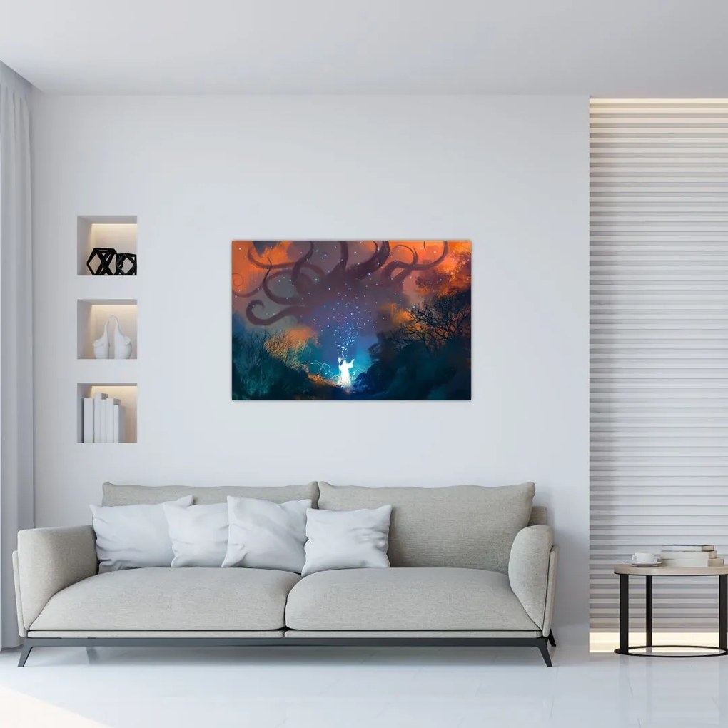 Tablou - Vrăjitorul magicean (90x60 cm)