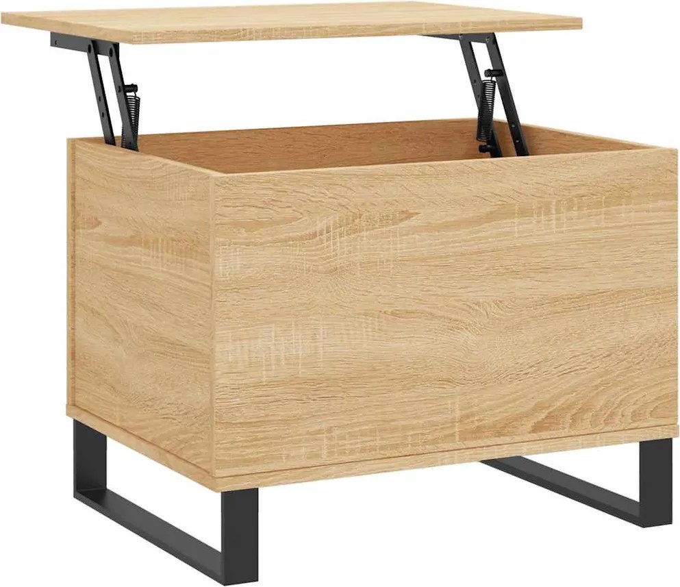 vidaXL Măsuță de cafea, stejar sonoma, 60x44,5x45 cm, lemn prelucrat