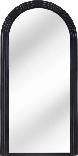 Oglinda de perete decorativa Art Deco 160cm, negru