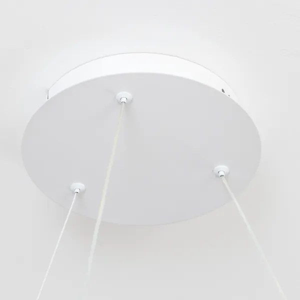 Brilagi - Lustră LED reglabilă pe cablu FALCON II LED/99W/230V pr. 60 cm albă + telecomandă