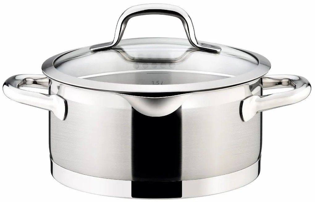 Tescoma President cratiță cu capac cu sită 3 l, 3 l