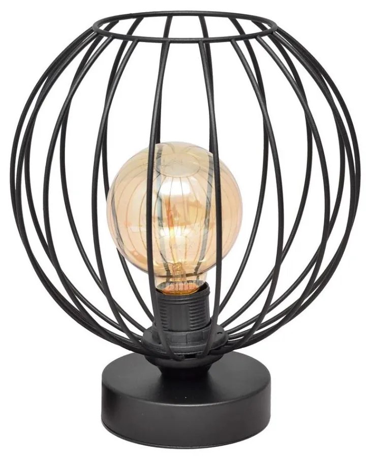 Lampă de masă MERCURE 1xE27/15W/230V neagră