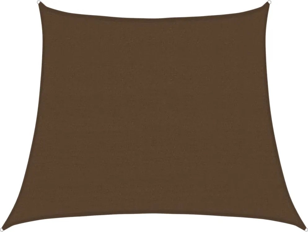 vidaXL Pânză parasolar, maro, 3/4x3 m, HDPE, 160 g/m²