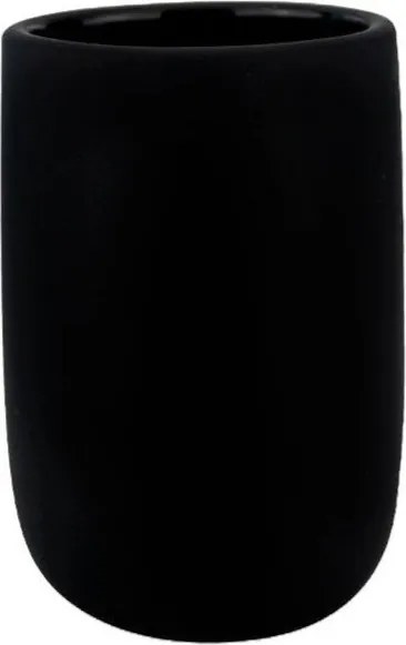 Perie de WC neagră din ceramică Lotus – Mette Ditmer Denmark