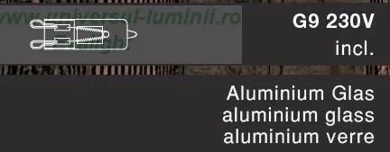 Aplica Aluminium Amoena 56444-1