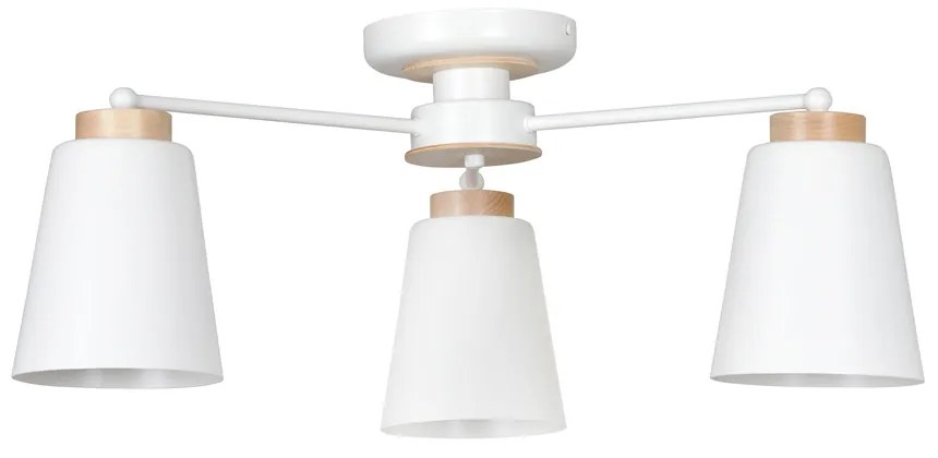 Lustra Plafon Periot 3 White 477/3 Emibig Lighting, Modern, E27, Polonia