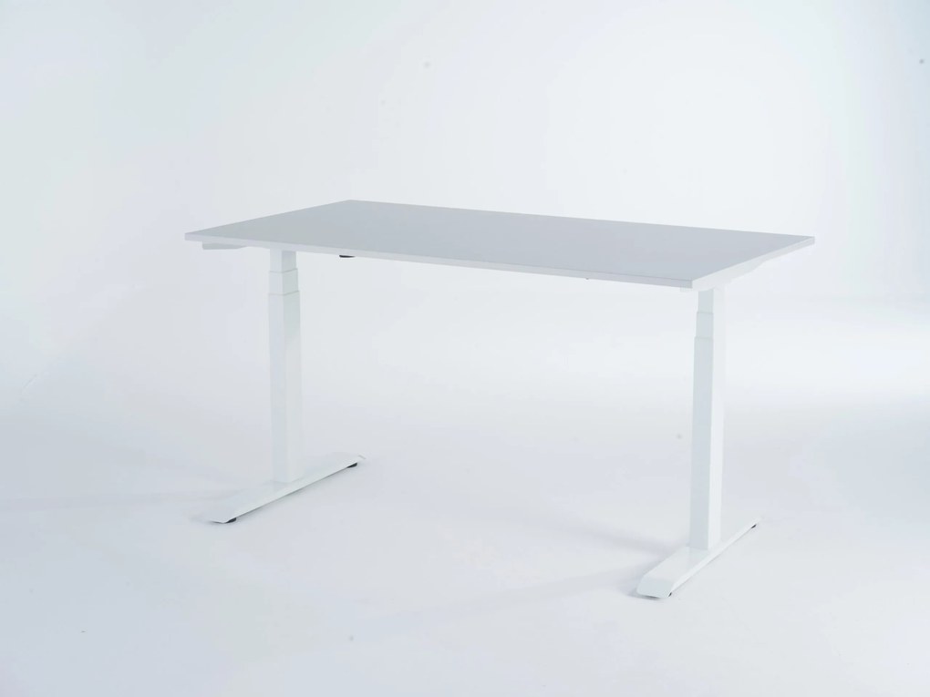 Viva Smart 2.0, Birou reglabil electric cu două motoare electrice - Standard - 1200x800x18 - Gri - Alb