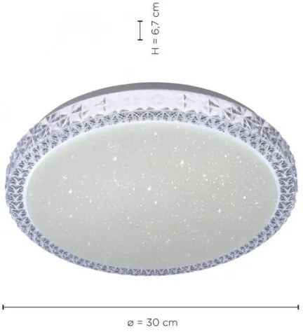 Plafonieră LED dimabilă FRIDA LED/12W/230V Leuchten Direkt 14370-00