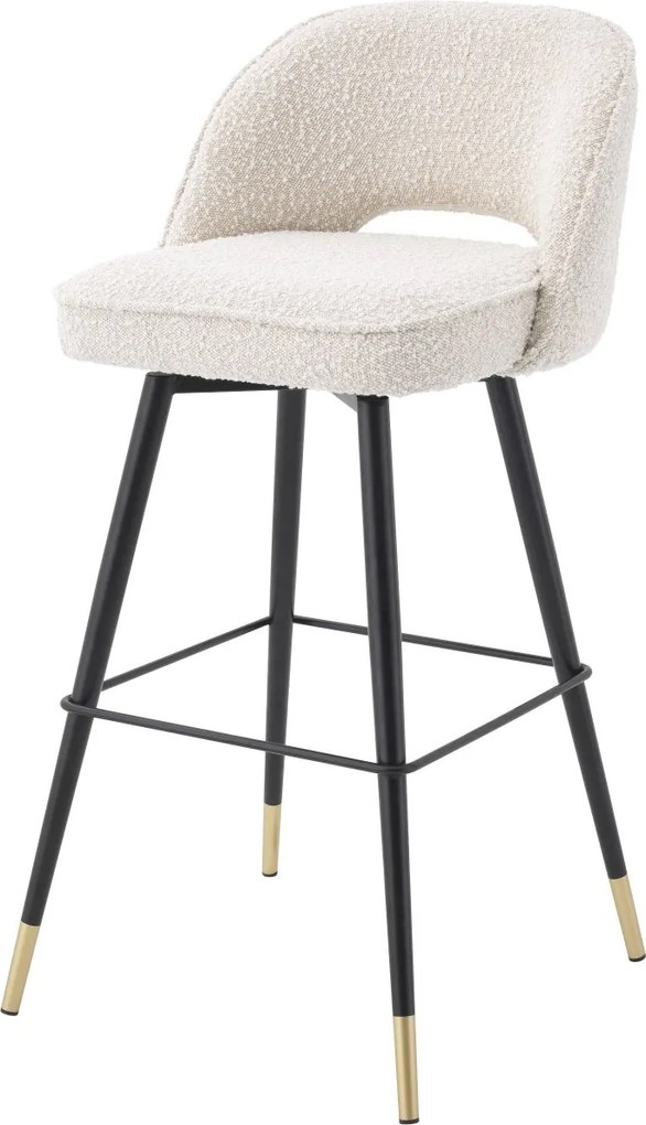 Set de 2 scaune de bar design modern Cliff, crem 114648 HZ