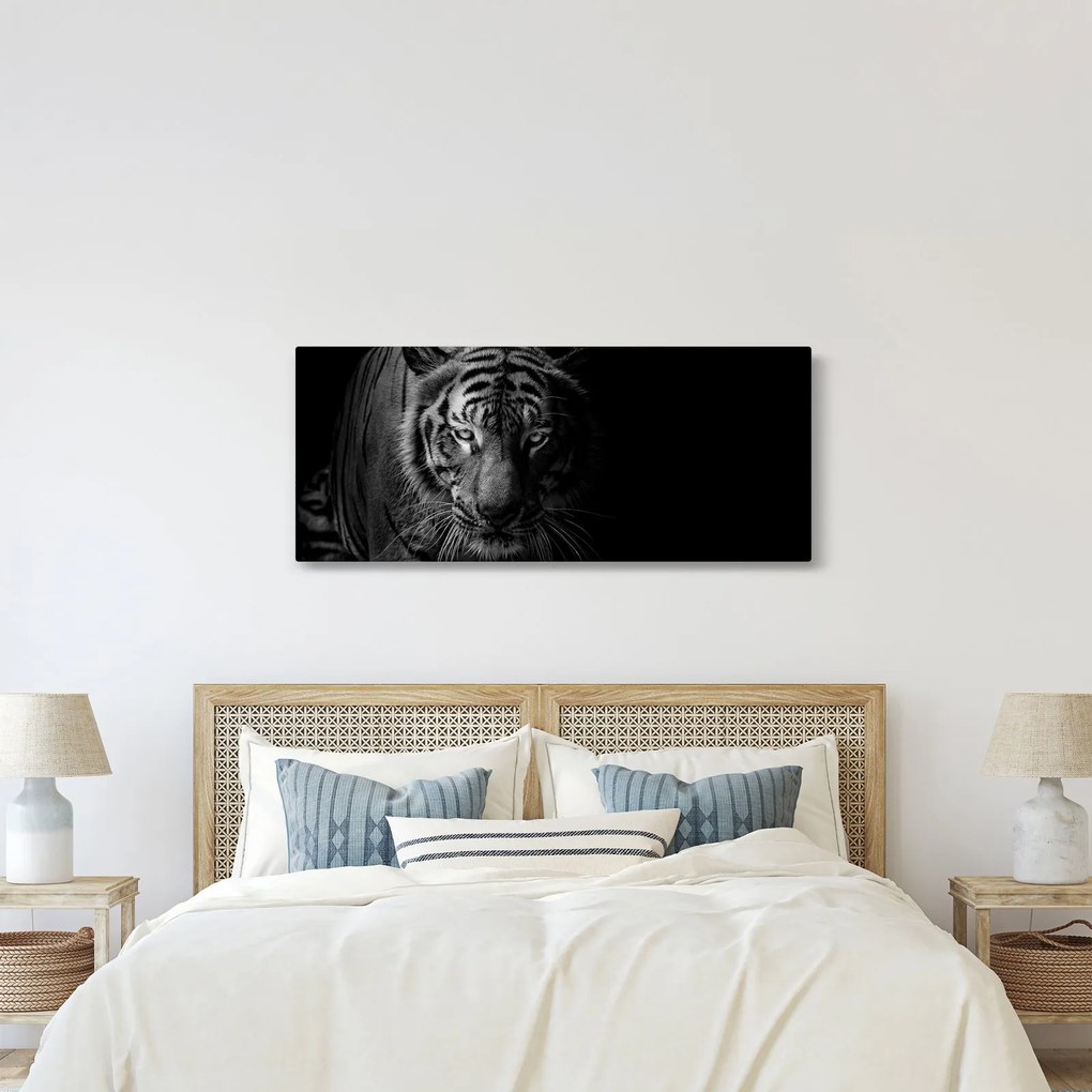 Tablou - Tigru sălbatic (120x50 cm)