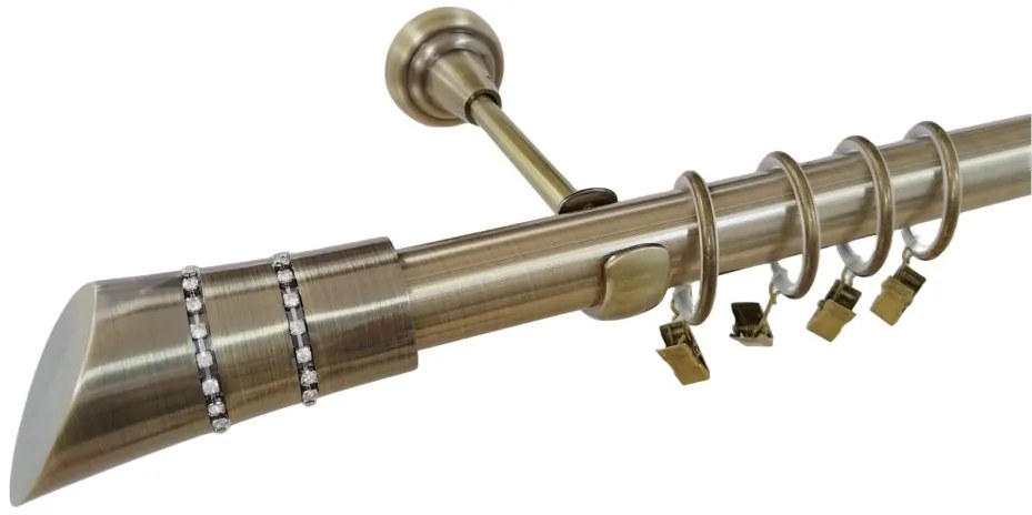 Galerie simpla DIVA - 25mm - aur antic (Alege marime: 320 cm)
