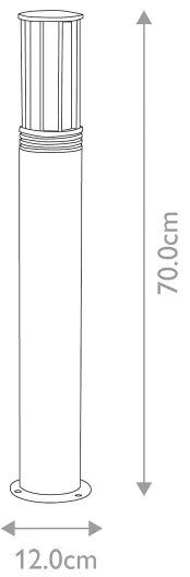 Lampă de exterior Elstead HORNSEA-B-SS HORNSEA 1xE27/40W/230V IP55