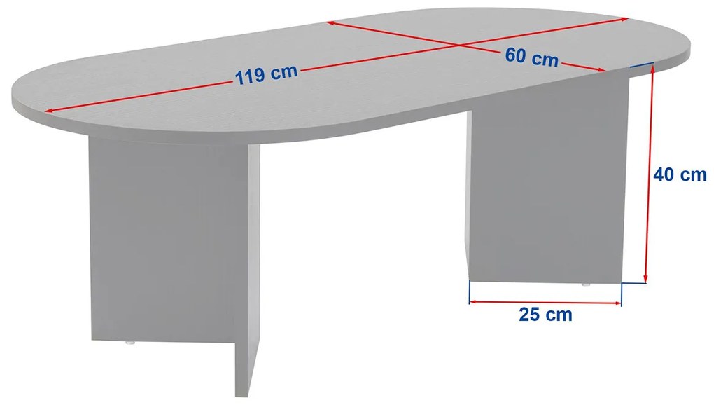 Măsuță de cafea Sable Wood Black